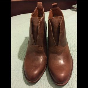 Lucky Brand Brown Leather Booties!